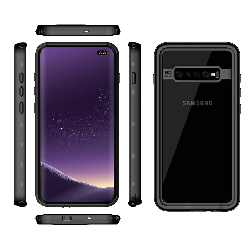 Bakeey IP68 Waterproof Case For Samsung Galaxy S10 Plus Underwater 3m Snowproof Dirtproof Shockproof With Built-in Screen Protector