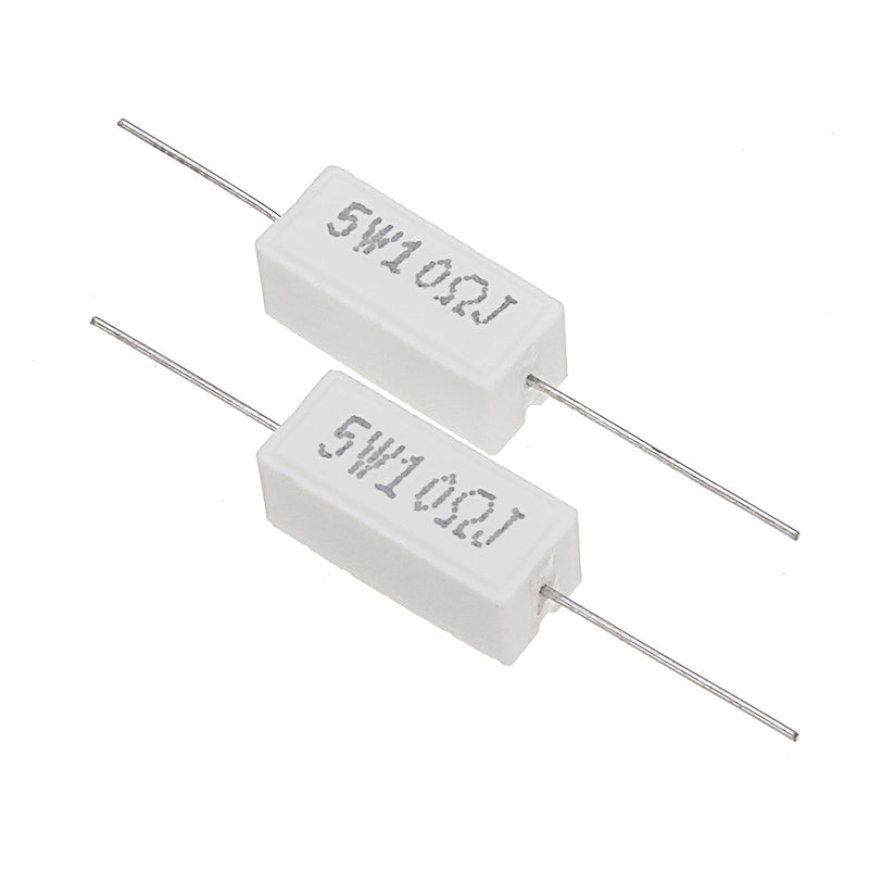 30pcs 5W 10 ohm 10R Ceramic Cement Resistor