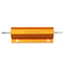 10pcs RX24 100W 4R 4RJ Metal Aluminum Case High Power Resistor Golden Metal Shell Case Heatsink Resistance Resistor