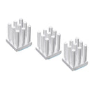 3pcs 10*10*12.5mm Radiator Cooling Block Square Heatsink for TMC2100/TMC2208/TMC2130 3D Printer Part
