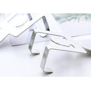 Creative 2pcs Hooks Stainless Steel Lovers Shaped Hook Kitchen Hanger Clothes Storage Rack Tool Home Storage