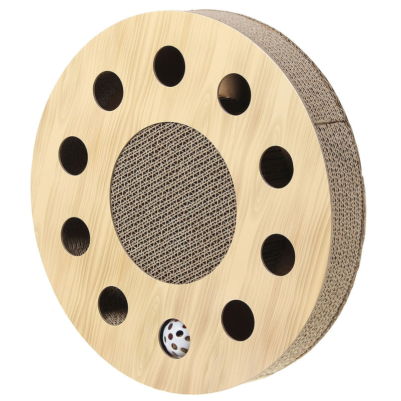 30*30*6cm/35*35*6cm Cat Scratching Board Wear Resistant Corrugated Material Pet Toys