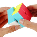 Amazing Cube 2x2 Magic Cube Anti Stress Adults Kids Puzzle Toy Vivid Color Square Magic Cube Puzzle Science Education Toy Gift