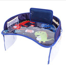 Multifunctional Cartoon Kids Car Table Toy Food Drink Phone Holder Car Child Safety Seat Tray Waterproof Stroller