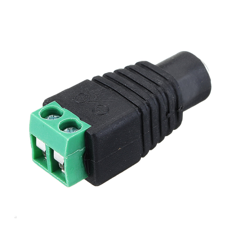 DC 12V Power Plug Adapter Connector Female 5050 3528 LED Strip Light