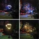 2 PACK Waterproof 105 LED Solar Starburst String Light Garden Fairy Holiday Christmas Lamp