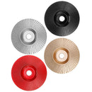 Drillpro 110mm Tungsten Carbide Wood Shaping Disc Carving Disc 16mm Bore Sanding Grinder Wheel for 100 115 Angle Grinder