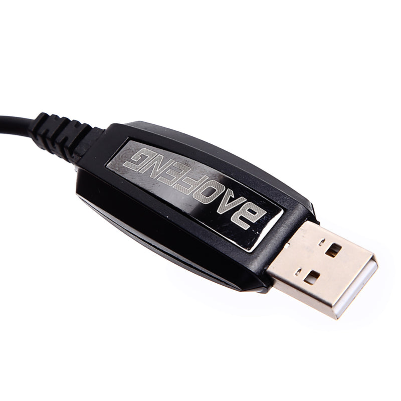 BAOFENG Two Way Walkie Talkie USB Programming Cable CD Firmware For Plus Radio BF-UV9R BF-A58 BF-9700