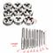 20pcs Metric Screw Tap Wrench and Die Pro Set M3-M12 Nut Bolt Alloy Metal Tool