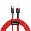 Baseus 60W 3A QC3.0 PD2.0/Type C to Type C Fast Charging Data Cable For Macbook iPad Pro Oneplus 6T