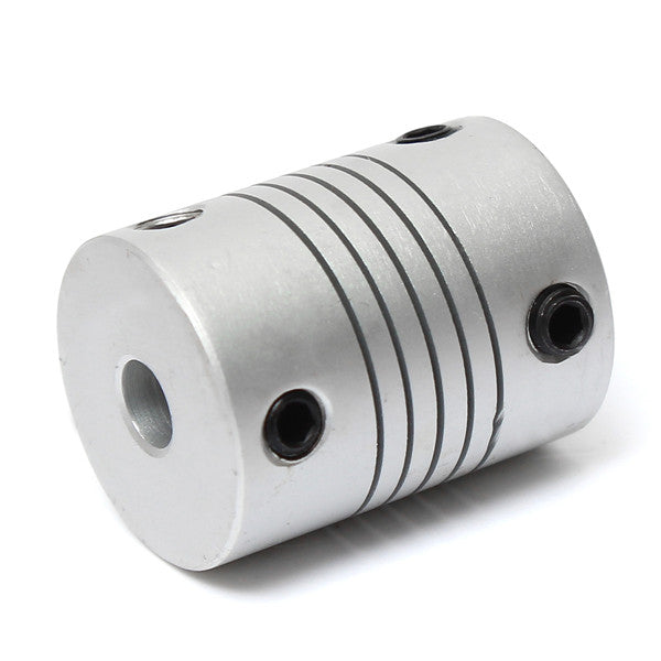 4Pcs 5mm x 8mm Aluminum Flexible Shaft Coupling OD19mm x L25mm CNC Stepper Motor Coupler Connector