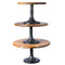 Round Cake Stand Pedestal Dessert Food Display Wedding Party Holder Wood Decorations 3 Sizes