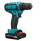 25V Rechargable Lithium Power Dirlls Cordless Electric Drill 2 Speed Adjustment LED Lighting Screw Driver Tool With 1 Or 2 Batteries