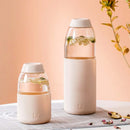Xiaomi Jordan&judy 260/560ml Porable Water Bottle Tritan Anti-scalding Drinkware  Fruit Tea Cup With Silicone Case
