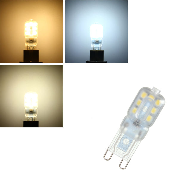 G9 3W 14 SMD 2835 LED Pure White Warm White Natural White Light Lamp Bulb AC110V AC220V