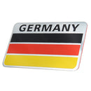 Pair 3D Aluminum Germany Flag Badge Emblem Car Stickers Decal Decoration