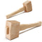 250mm Beech Solid Wooden Mallet Hammer Handle For Carpenter