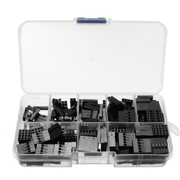 3 x 150pcs 2.54mm Plastic Dupont Jumper Wire Kit With Box 1P 2P 3P 4P 5P 6P 2*4P 2*5P Pin Connector