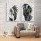Miico Hand Painted Combination Decorative Paintings Lovers portrait Wall Art For Home Decoration