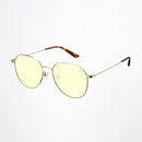 ANDZ Metal Geometric Frame Fashion Eye Care Glasses Anti-Blue Glasses 46% Light Blocking Rated Glasses from Xiaomi Youpin