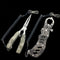 ZANLURE 2PCS Stainless Steel Camouflage Fish Pliers Set Fishing Gripper Set Outdoor Portable Fishing Tool