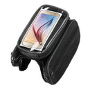 BIKIGHT Bike Bicycle Front Frame Tube Phone Bag Touch Screen Waterproof Double Pouch Cycling Bag