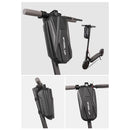 WHEELUP 2L/3L Electric Scooter Folding Bike Front Storage Bag EVA Hard Shell Waterproof Large Capacity Bicycle Bag