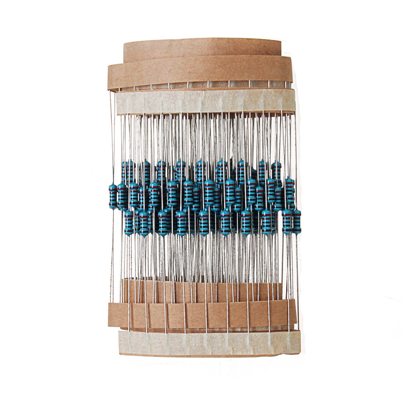 2000pcs 1/4W 220 ohm Resistor +/- 1% ROHS1/4w 220R ohm Metal Film Resistors 0.25W Watt Color Ring Resistance Carbon Film