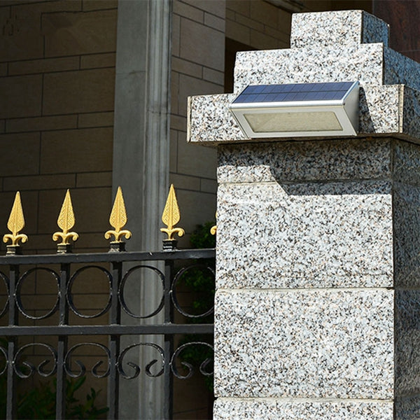 Solar 48 LED Radar Motion Sensor Wall Light Outdoor Waterproof Aluminum Alloy Security Lamp