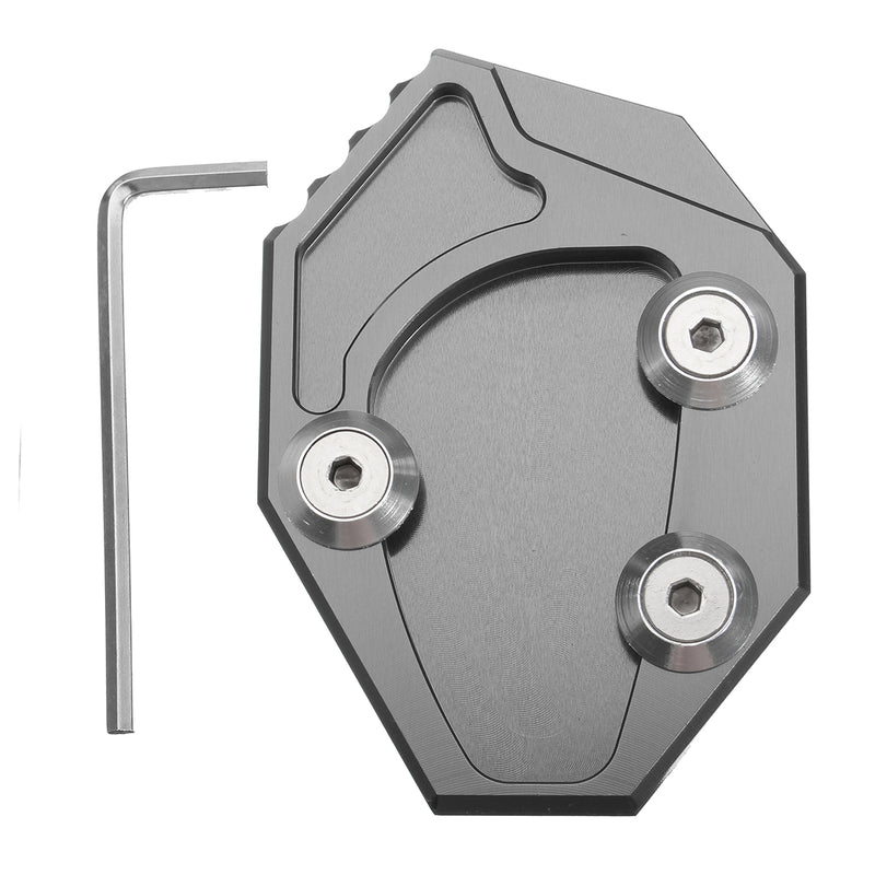 CNC Motorcycle Side Stand Kickstand Enlarge Plate Pad For Kawasaki GTR1400 ZX14R 08-15