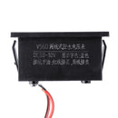 3pcs Blue DC2.5-30V LCD Display Digital Voltage Meter Waterproof Dustproof 0.56 Inch LED Digital Tube