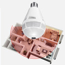 360 Panorama Fisheye IP Bulb Camera Lamp CCTV Monitor Light Bulb WIFI Night Vision