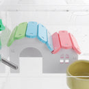 Hamster Acrylic Cage Clear 1 Layer Mice Mouse Gerbil Castle Rat House Toy Pet Bed