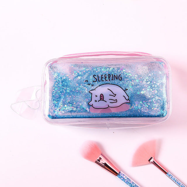 Cute Cartoon Makeup Bag Creative Girl Large Capacity Storage Cosmetic Bag