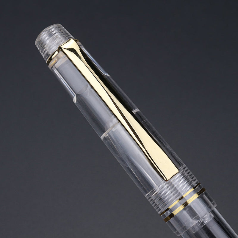 HERO 1202 Transparent Fountain Pen Extra Fine 0.38MM Nib 135MM Ink Absorber Writing