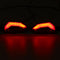 4Pcs 12V Motorcycle Red LED Turn Signal Indicator Lights For Kawasaki/Yamaha/BMW/Honda/KTM