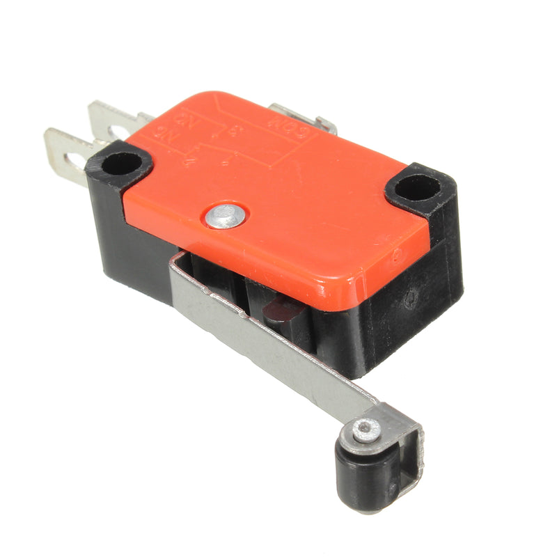 10pcs Micro 3Pins Limit Long Roller Lever Contact Toggle Switch SPDT AC125~250V 15A