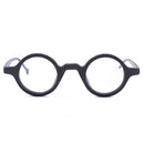 38mm Vintage Small Round Eyeglass Frames Acetate Rx-able Spectacles Glasses Frame