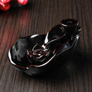 Ceramic Glaze Backflow Smoke Incense Burner Censer Holder Buddhism Style Home Decor