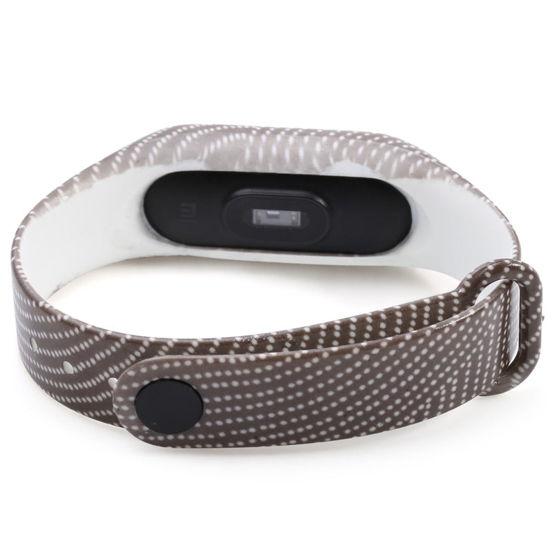 TPU Replacement Silicone Wrist Strap WristBand Bracelet Watch Strap for Xiaomi Miband 2