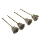 32pcs Wire Steel Brass Brushes Polishing Brush Wheels Set for Dremel Rotary Tool