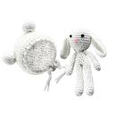 Infant Baby Boy Girl Crochet Knit Hat Beanie Bunny Toy Costume Outfit Photo Prop