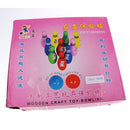 10 Pin Skittle 2 Balls Bowling Set Indoor Outdoor Party Game Toy Kid Child