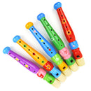 Kids Toddler Wooden Flute Whistle Musical Instrument Education Toy