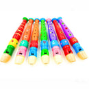 Kids Toddler Wooden Flute Whistle Musical Instrument Education Toy