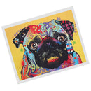 1 Panel Canvas Oil Painting, Artwork Picture Wall Art Decor Hanging Poster, Home Chic Decor, Pug Dog