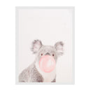 4 Panel Oil Print Painting on Canvas, Wall Artwork Picutre Painting for Living Room Bedroom Decor - Animal Blow Bubble Gum