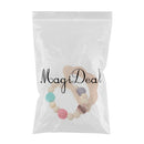 Infants and Baby Teeth Bead Grinding Teeth Stick Biting White Cloud Wood Toy