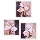 3 Panel Oil Print Painting on Canvas, Flower Blooming, Wall Artwork Pictre Painting for Living Room Bedroom Decor