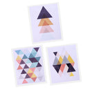 3 Panel Oil Print Painting on Canvas, Wall Artwork Pictre Painting for Living Room Bedroom Decor - Mosaic Triangle